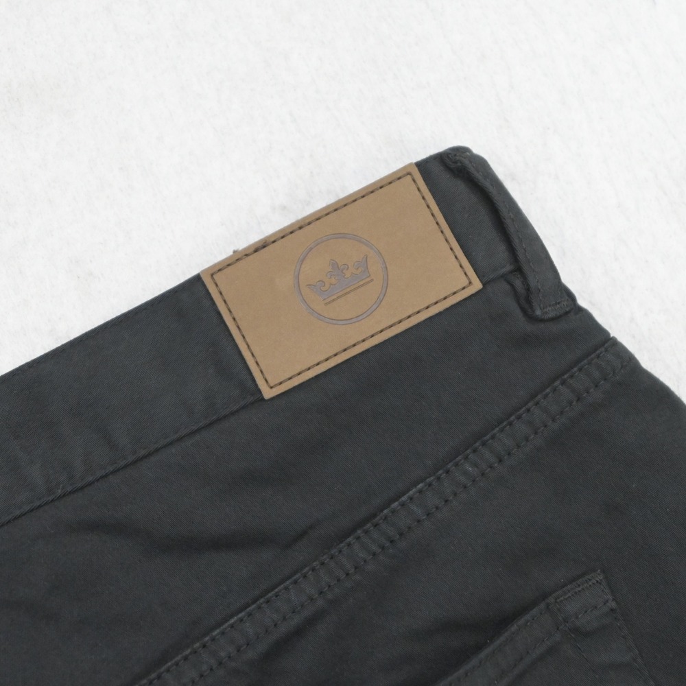 Peter Millar 5-Pocket Golf Pants Mens 35x34" Black Cotton Modal Stretch Chino